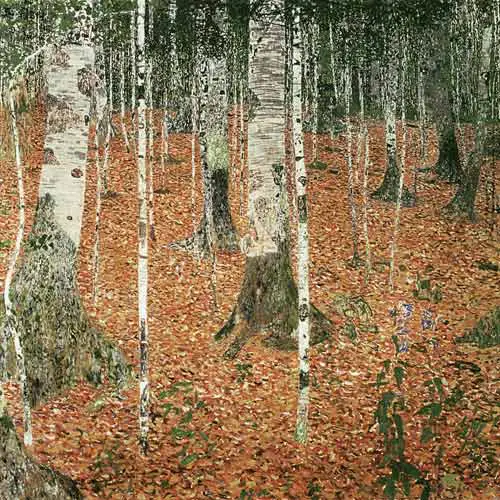 Birch Forest Gustav Klimt